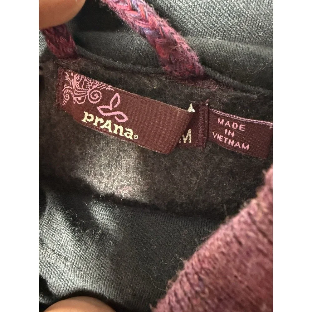 Prana Lucia Sweater Wool Blend Mock Neck Womens Medium - Burgundy - Picture 7 of 11